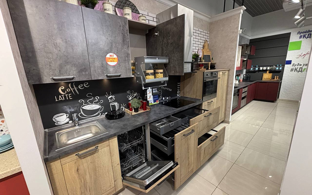 Кухня Стоун Фрейм прямая/ г.Люберцы