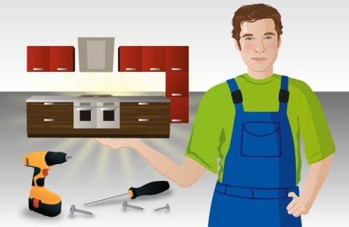 Монтаж кухни