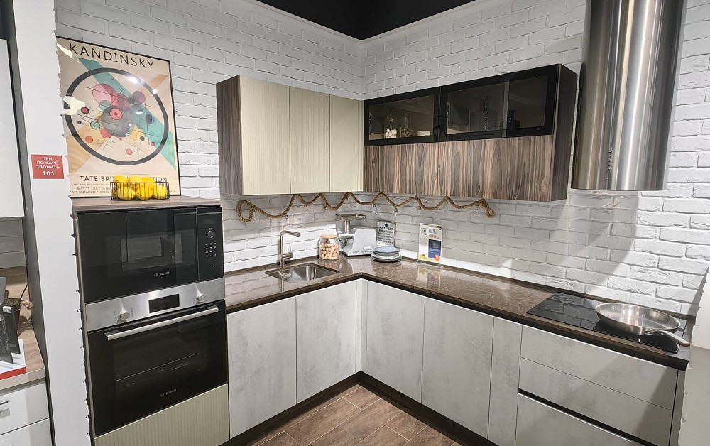 Кухня Ноа Плиссе + Стоун / м.Бульвар Дмитрия Донского