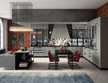 Кухни мдф в стиле модерн