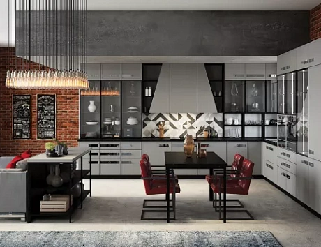 Серая кухня в Санкт-Петербурге