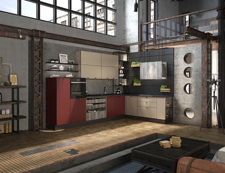 темные кухни