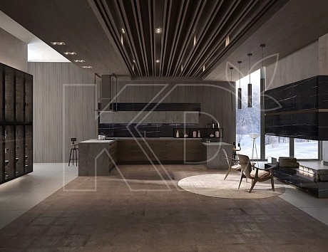 Угловая кухня Венге