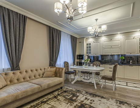 Бежевая кухня во Владикавказе