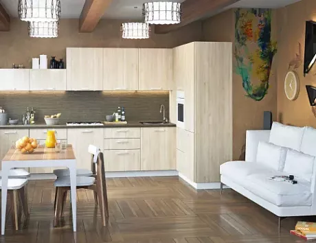 Коричневая кухня в Санкт-Петербурге