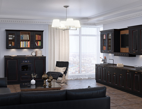 Большие кухни