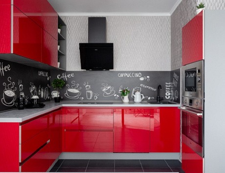 Кухни с вытяжкой