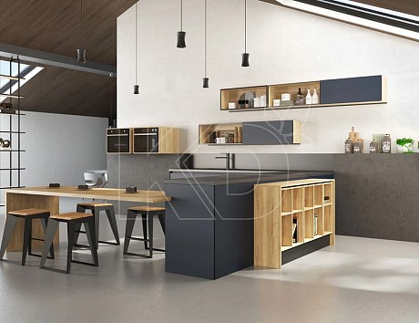 Кухни мдф в стиле модерн