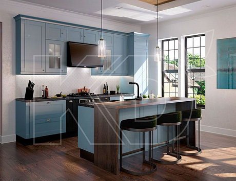 яркая кухня в классическом стиле