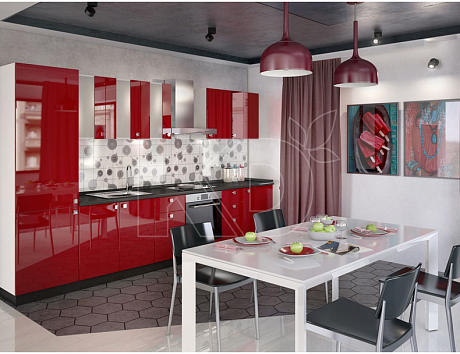 прямой кухонный гарнитур