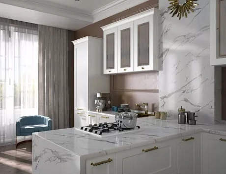 Серая кухня в Нижнем Новгороде