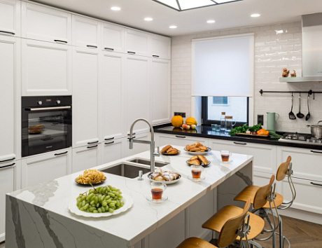 Белая кухня в Липецке