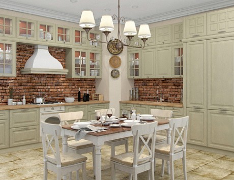 Освещение на кухне