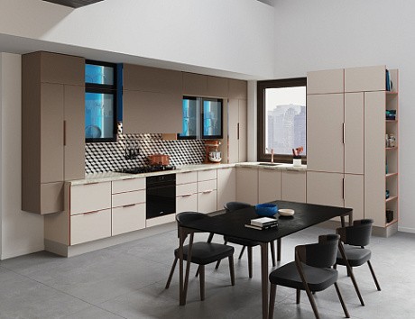 Светлая кухня в Сочи