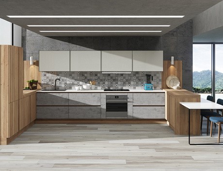 Коричневая кухня в Санкт-Петербурге