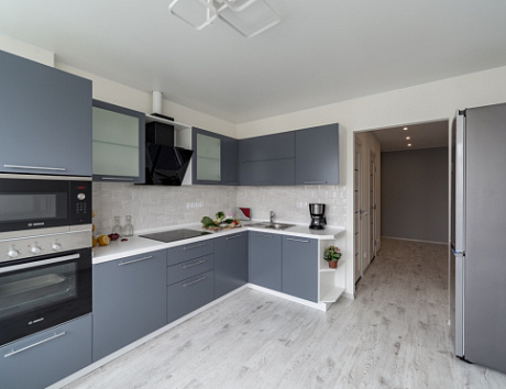 Серая кухня в Клину