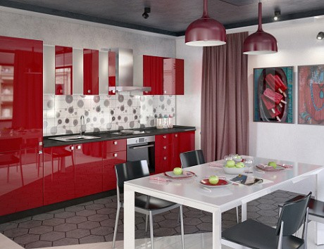 Кухни в стиле Хай-тек