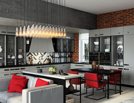 Серая кухня в Санкт-Петербурге