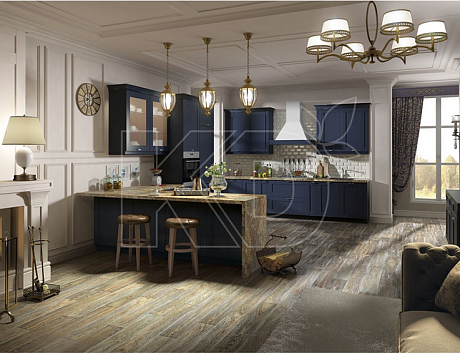 яркая кухня в классическом стиле