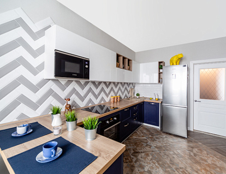 Синяя кухня в Тольятти