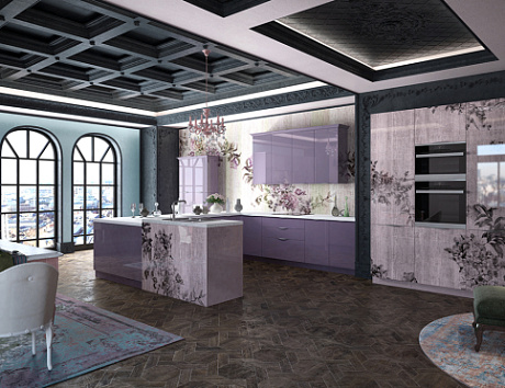 фотопечать на кухонный гарнитур