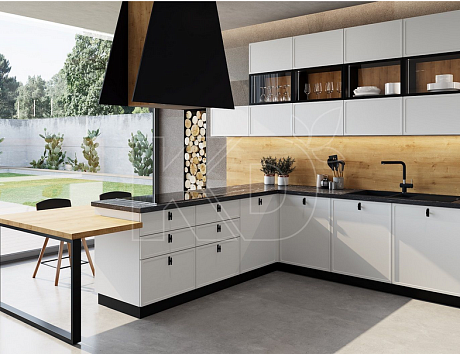 Белые кухни в современном стиле