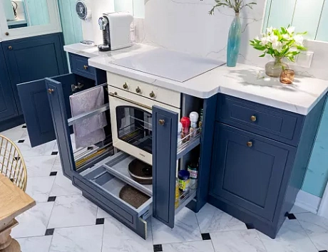 Синяя кухня в Тольятти