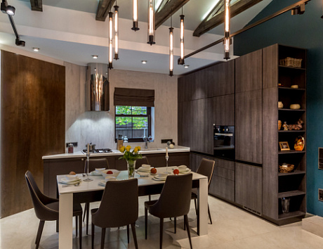 Коричневая кухня в Воронеже