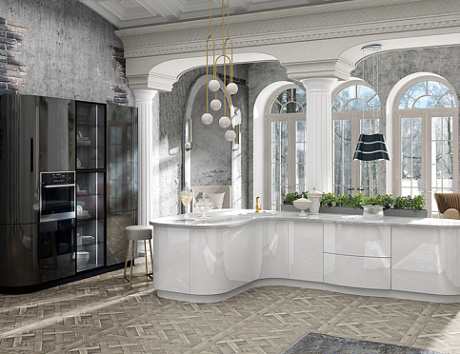 кухни с островом