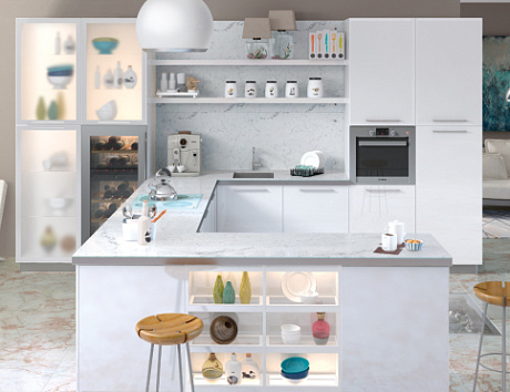 Белая кухня в Мурманске