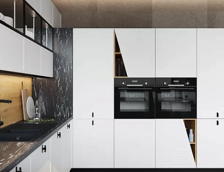 Светлая кухня в Арзамасе