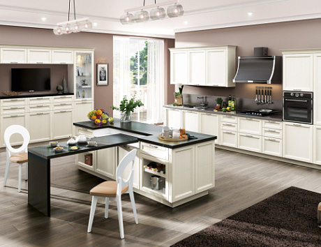 Бежевая кухня в Нальчике