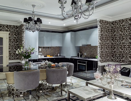 Светлая кухня в Сочи