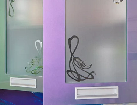 Фиолетовая кухня в Казани