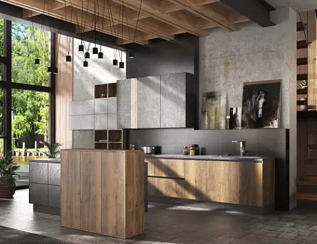 Коричневая кухня в Чите