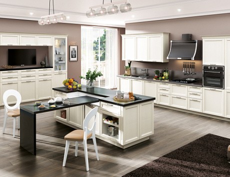 Светлая кухня в Сочи