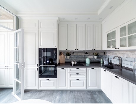 ширина угловой кухни