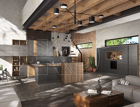 Деревянная кухня